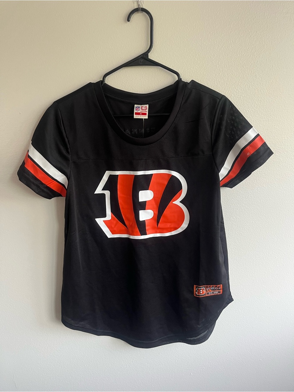 Ultra Game Women's Cincinnati Bengals NFL Official Soft Mesh T-shirt